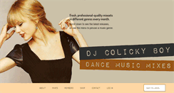 Desktop Screenshot of djcolickyboy.com